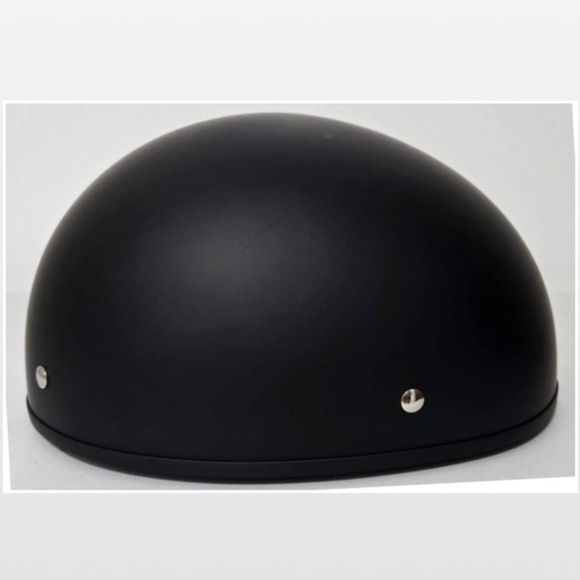 Street & Steel Motorcycle Half Helmet Bucket Adult Unisex Large Black Matt Hat - Picture 5 of 16